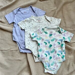 MagneticMe Simple Cotton Onsie Bundle 3-6monts